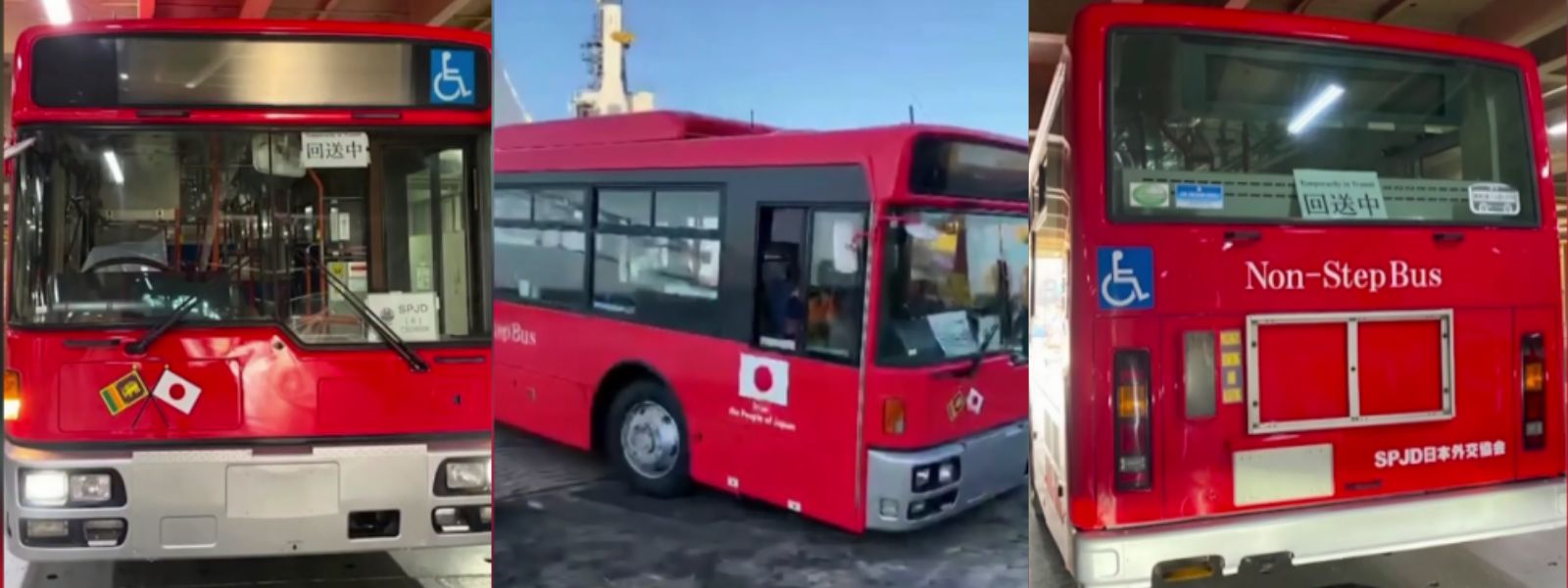 Japan Grants Low-Floor Buses to Sri Lanka